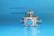 Details about   1.5" Three Way Ball Valve T-type Sanitary Vacuum Valves Stainless Bayonet Type 